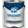 SPEEDHIDE 1 gal. PPG0994-1 Afraid Of The Dark Semi-Gloss Exterior Paint