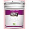 BEHR PREMIUM PLUS 5 gal. #120B-4 Old Fashioned Pink Eggshell Enamel Low Odor Interior Paint & Primer