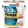 Zinsser Bulls Eye 1-2-3 Plus 1 gal. White Water-Based Interior/Exterior Primer and Sealer (2-Pack)