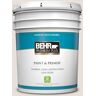 BEHR PREMIUM PLUS 5 gal. #730A-2 Cloud Nine Satin Enamel Low Odor Interior Paint & Primer