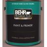 BEHR PREMIUM PLUS 1 gal. #180F-5 Cougar Semi-Gloss Enamel Exterior Paint & Primer