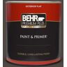 BEHR PREMIUM PLUS 1 qt. #T12-13 Tribal Drum Flat Exterior Paint & Primer