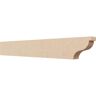 Ekena Millwork 2-in. x 4-in. x 28-in. Garner Woodgrain, Primed Tan Timberthane Polyurethane Rafter Tail Brace