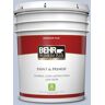 BEHR PREMIUM PLUS 5 gal. #600E-3 Icy Brook Flat Low Odor Interior Paint & Primer