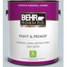 BEHR PREMIUM PLUS 1 gal. #MQ3-58 Alice White Eggshell Enamel Low Odor Interior Paint & Primer