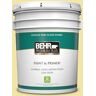 BEHR PREMIUM PLUS 5 gal. #P320-3 Lily Bulb Semi-Gloss Enamel Low Odor Interior Paint & Primer