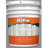 BEHR 5 gal. #HDC-NT-27 Millennium Silver Solid Color House and Fence Exterior Wood Stain