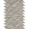 EMSER TILE Feature Silver 12.01 in. x 17.99 in. Splitface Marble Mosaic Tile (1.5 sq. ft./Each, Sold in Case of 5 Pieces)