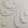 Ekena Millwork 19 5/8 in. x 19 5/8 in. Acacia EnduraWall Decorative 3D Wall Panel, Satin Blossom White (Covers 2.67 Sq. Ft.)