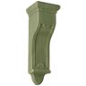 Ekena Millwork 4 in. x 12 in. x 4 in. Restoration Green Arts and Crafts Wood Vintage Decor Corbel