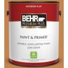 BEHR PREMIUM PLUS 1 gal. #PPU4-03 Butter Rum Flat Low Odor Interior Paint & Primer