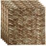 Fasade Current 2 ft. x 2 ft. Bermuda Bronze Lay-In Vinyl Ceiling Tile (20 sq. ft.)