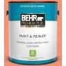 BEHR PREMIUM PLUS 1 gal. #200B-5 Indian Dance Satin Enamel Low Odor Interior Paint & Primer