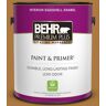 BEHR PREMIUM PLUS 1 gal. #M250-7 Blonde Wood Eggshell Enamel Low Odor Interior Paint & Primer