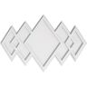 Ekena Millwork 1 in. P X 30 in. W X 20 in. H Zoe Architectural Grade PVC Contemporary Ceiling Medallion