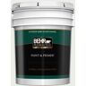 BEHR PREMIUM PLUS 5 gal. #N410-1 Silence Semi-Gloss Enamel Exterior Paint & Primer