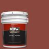 BEHR PREMIUM PLUS 5 gal. #ECC-46-3 Red Hawk Flat Exterior Paint & Primer