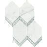 EMSER TILE Intrigue Mirror 10.67 in. x 14.55 in. Honeycomb Polished Marble Mosaic Tile (1.078 sq. ft./Each)