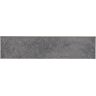 Daltile Continental Slate Asian Black 3 in. x 12 in. Porcelain Bullnose Floor and Wall Tile (7.71 sq. ft./Case)