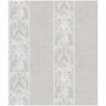 Chesapeake Elsa Stone Alternating Damask Stripe Paper Strippable Roll Wallpaper (Covers 56.4 sq. ft.)