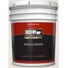 BEHR PREMIUM PLUS 5 gal. #N180-1 Barely Brown Flat Exterior Paint & Primer