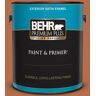 BEHR PREMIUM PLUS 1 gal. #M210-7 Thanksgiving Satin Enamel Exterior Paint & Primer