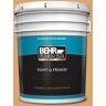 BEHR PREMIUM PLUS 5 gal. #M250-4 Cake Spice Satin Enamel Exterior Paint & Primer