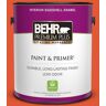 BEHR PREMIUM PLUS 1 gal. #S-G-210 Volcanic Blast Eggshell Enamel Low Odor Interior Paint & Primer