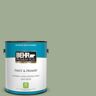 BEHR PREMIUM PLUS 1 gal. #S390-4 Roof Top Garden Satin Enamel Low Odor Interior Paint & Primer