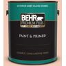 BEHR PREMIUM PLUS 1 gal. #M200-2 Fruit Salad Semi-Gloss Enamel Exterior Paint & Primer