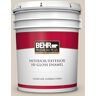 BEHR PREMIUM PLUS 5 gal. Designer Collection #DC-011 Gray Envelope Hi-Gloss Enamel Interior/Exterior Paint