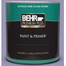 BEHR PREMIUM PLUS 1 qt. #640D-5 June Berry Semi-Gloss Enamel Exterior Paint & Primer