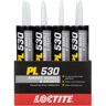 Loctite PL 530 Mirror, Marble and Granite 10 oz. Solvent Construction Adhesive Tan Cartridge (12 pack)