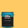 BEHR PREMIUM PLUS 1 gal. #P260-6 Smiley Face Satin Enamel Exterior Paint & Primer