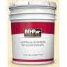 BEHR PREMIUM PLUS 5 gal. #350A-3 Pale Sunshine Hi-Gloss Enamel Interior/Exterior Paint