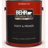 BEHR PREMIUM PLUS 1 gal. #150C-1 Musical Mist Flat Exterior Paint & Primer