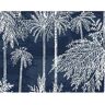 LILLIAN AUGUST 60.75 sq. ft. Coastal Haven Midnight Sky Palm Grove Embossed Vinyl Unpasted Wallpaper Roll