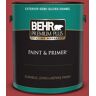 BEHR PREMIUM PLUS 1 gal. #P140-7 No More Drama Semi-Gloss Enamel Exterior Paint & Primer