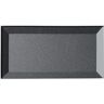 ABOLOS Secret Dimensions Metallic Gray Beveled Subway 3 in. x 6 in. Glass Decorative Wall Tile (14 sq. ft./Case)