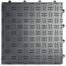 MotorDeck 12 in. x 12 in. Diamond Graphite Modular Tile Garage Flooring (24-Pack)