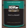 BEHR PREMIUM PLUS 1 gal. #760B-7 Revival Mahogany Semi-Gloss Enamel Exterior Paint & Primer