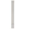 Ekena Millwork 7 in. x 2-1/4 in. x 90 in. Primed Polyurethane Fluted Pilaster Moulding