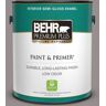 BEHR PREMIUM PLUS 1 gal. #BNC-10 Gourmet Mushroom Semi-Gloss Enamel Low Odor Interior Paint & Primer