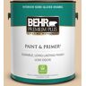 BEHR PREMIUM PLUS 1 gal. #MQ2-08 Irish Cream Semi-Gloss Enamel Low Odor Interior Paint & Primer