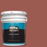 BEHR PREMIUM PLUS 5 gal. #ICC-106 Spicy Cayenne Satin Enamel Exterior Paint & Primer