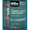 BEHR PREMIUM 1 gal. #MQ4-54 Coastal Jetty Satin Enamel Interior/Exterior Cabinet, Door & Trim Paint