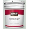 BEHR PREMIUM PLUS 5 gal. #450E-2 April Mist Hi-Gloss Enamel Interior/Exterior Paint