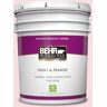 BEHR PREMIUM PLUS 5 gal. #P150-1 Blowing Kisses Eggshell Enamel Low Odor Interior Paint & Primer