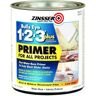 Zinsser Bulls Eye 1-2-3 Plus 1 qt. White Water-Based Interior/Exterior Primer and Sealer (6-Pack)