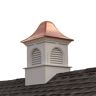 Good Directions Smithsonian Ridgefield 36 in. x 57 in. Vinyl Cupola with Copper Roof